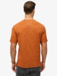 Superdry Over-Dyed Slub Marl T-Shirt, Denver Orange