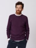 Aubin Westbourne Merino Wool Jumper, Purple