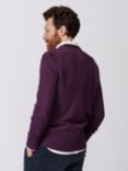 Aubin Westbourne Merino Wool Jumper, Purple