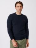 Aubin Westbourne Merino Wool Jumper, Navy