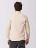 Aubin Pelham Lambswool Blend Zip Neck Jumper