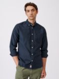 Aubin Aldridge Oxford Cotton Button Down, Washed Navy