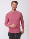 Aubin Prestwick Wool Crew Jumper, Pink