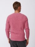 Aubin Prestwick Wool Crew Jumper, Pink