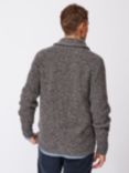 Aubin Studham Lambswool Blend Cardigan, Charcoal