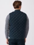 Aubin Anwick Diamond Quilted Gilet, Navy