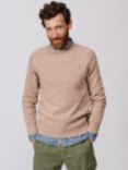 Aubin Prestwick Wool Crew Jumper, Fawn