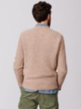 Aubin Prestwick Wool Crew Jumper, Fawn