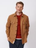 Aubin Lysaghts Wool Blend Shirt, Toffee