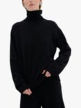 MY ESSENTIAL WARDROBE Emma Roll Neck Jumper, Black