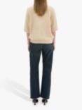 MY ESSENTIAL WARDROBE Lingo Short Sleeve Jumper, Feather Beige