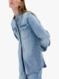 MY ESSENTIAL WARDROBE Dagmar Denim Shirt, Light Blue Wash