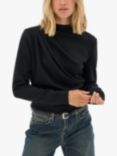 MY ESSENTIAL WARDROBE Helle High Neck Top, Black