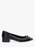 Dune Admirably Bow Heeled Courts, Black