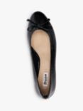 Dune Admirably Bow Heeled Courts, Black