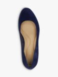 Dune Bracket Suede Courts, Navy