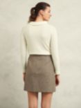 Hobbs Audrey Wool Cashmere Jumper, Warm Ivory