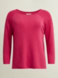 Hobbs Jana Wool Blend Jumper, Zinnia Pink