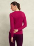 Hobbs Penny Merino Wool Jumper, Cranberry Pink