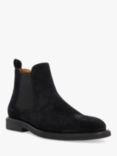 Dune Cromwells Suede Chelsea Boots, Black