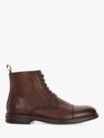 Dune Matias Leather Lace Up Boots, Brown