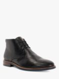 Dune Millers Leather Chukka Boots, Black