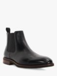 Dune Maxton Leather Chelsea Boots, Black