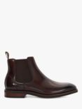 Dune Maxton Leather Chelsea Boots, Brown-Leather