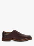 Dune Savoye Leather Oxford Shoes, Bordo-leather