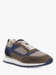 Dune Tetra Suede Trainers, Grey-Suede