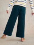 White Stuff Romy Corduroy Culottes, Dark Teal