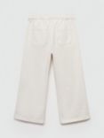 Mango Kids' Madison Culotte Trousers, Light Beige