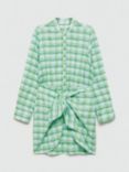 Mango Ane Check Shirt Dress