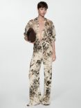 Mango Misha Animal Print Trousers, Multi