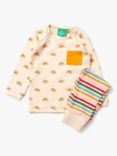 Little Green Radicals Baby Organic Cotton Rainbow Playset, Cream