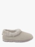 totes Microsuede Shoot Slippers, Grey