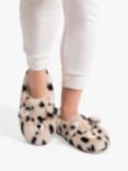 totes Novelty Dalmatian Full Back Slippers, Multi