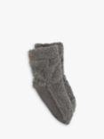 totes Faux Fur Slipper Sock Booties