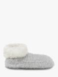 totes Women's Knitted Texture Booties, Grey