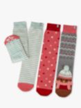 totes Slipper Socks, Pack of 3, Robin