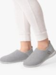 totes Felt Full Back Slippers, Grey