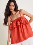 Monsoon Aesha Frill Cami, Rust