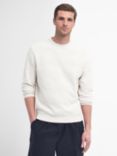 Barbour Diamond Stitch Sweatshirt, Whisper White