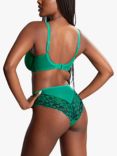 Panache Envy Leopard Lace Full Cup Bra, Emerald