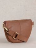 White Stuff Mini Leather Sling Bag, Mid Tan