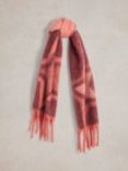 White Stuff Shelly Scarf, Pink/Plum