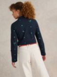 White Stuff Annie Embroidered Shirt, Navy/Multi