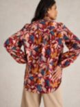 White Stuff Teresa Floral Shirt, Plum/Multi