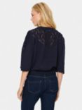 Saint Tropez Uta Cropped Sleeve Jumper, Night Sky