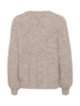 KAFFE Michelle Wool Blend Jumper, Light Brown